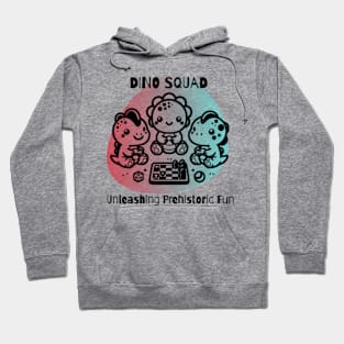 Dino Squad: Unleashing Prehistoric Fun Hoodie